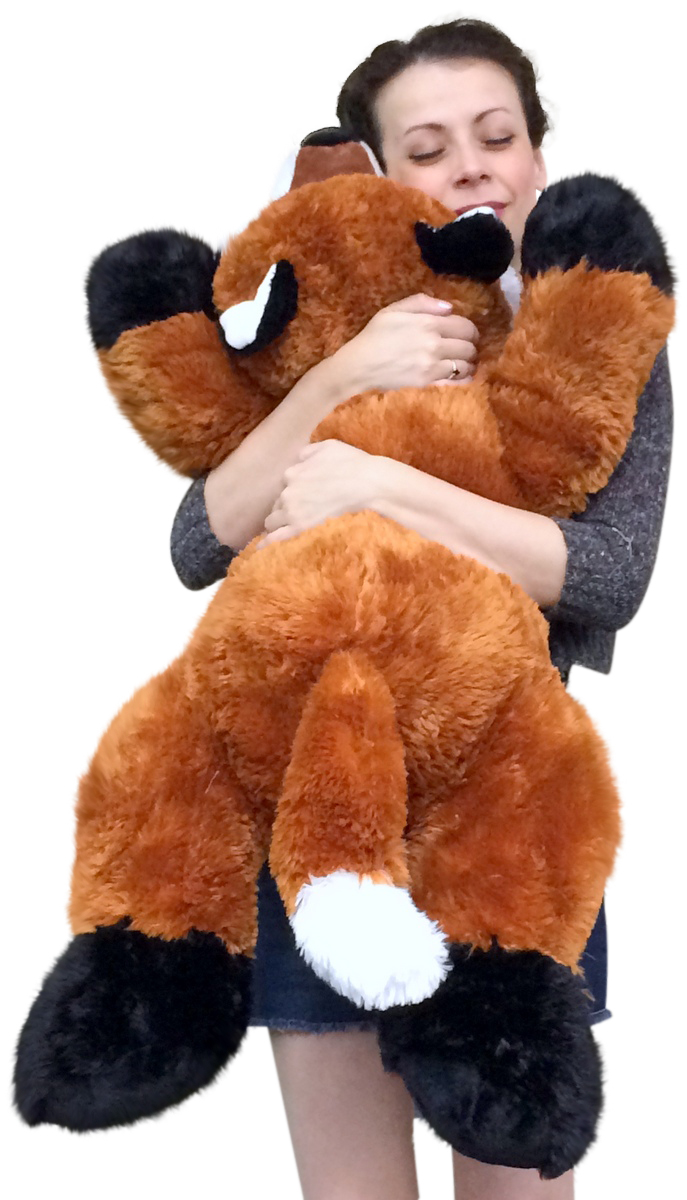 large stuffed fox animal