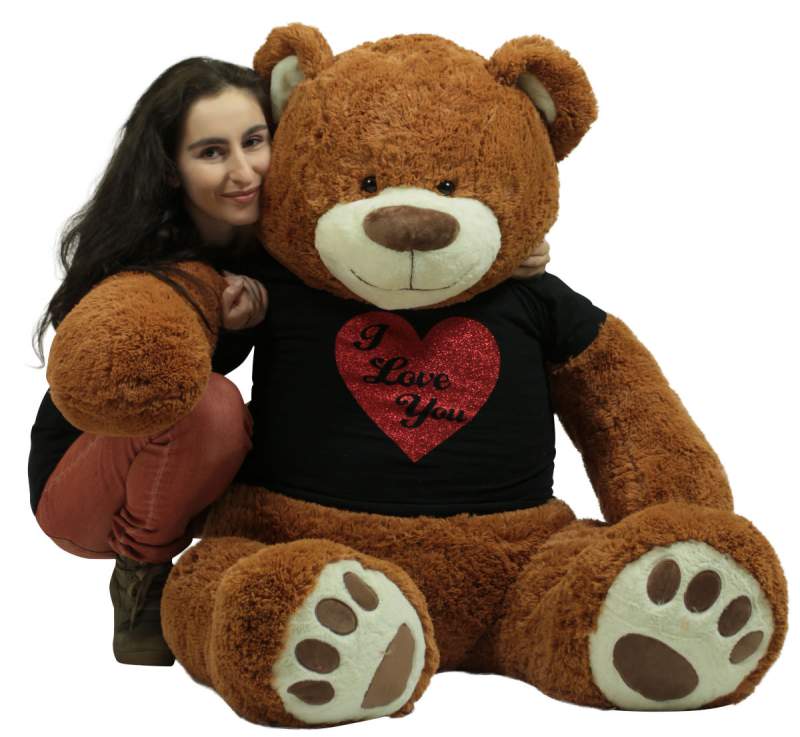 big teddy bear 4 feet